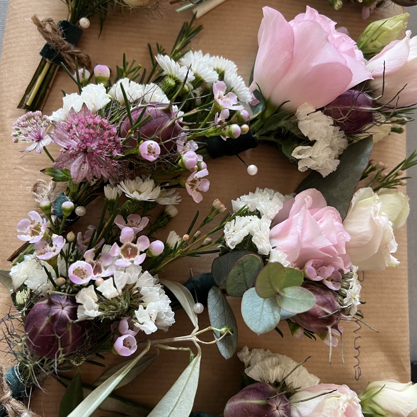 Wedding Day Flowers - Bridal Party